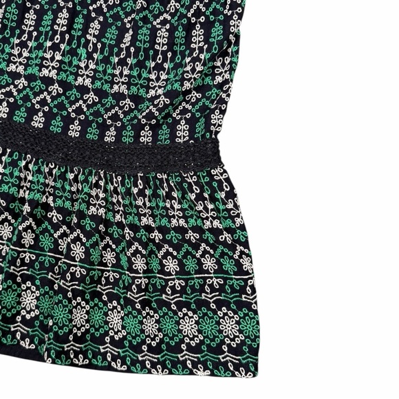 Anthropologie Maeve Women's Sleeveless Cammie Embroidered Peplum Top In Size S - Picture 3 of 9